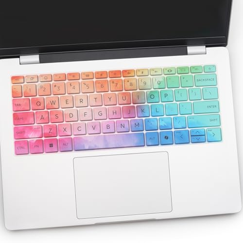 Keyboard Cover for HP OmniBook Ultra 14-fdo087nr &Flip 2-in-1 14" 14t-fh000 14-fh0047nr, OmniBook 5 16 Next Gen AI 16 16-fb0027nr/0037nr 16-bf000,OmniBook 7 Flip Next Gen AI 16 16t-au000-Colorful - color: Colorful