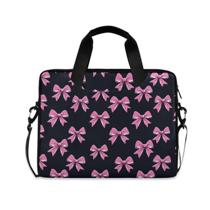 MNSRUU Laptop Bag for 15.6 inch Black Gothic Bats - color: Bow I22700