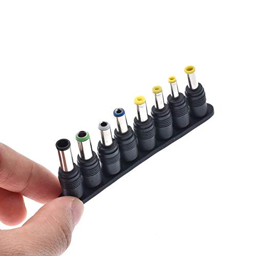 8PCS/Set Universal AC DC Power Adapter 2pin Plug Charger Tips for Sony for Lenovo PC Notebook Laptop