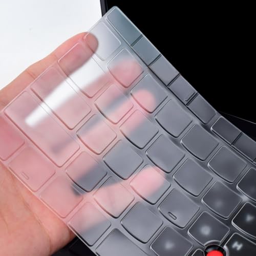 Keyboard Cover for 2025 2024 New Lenovo ThinkPad X1 Carbon Gen 13/Gen 12, ThinkPad T14 T14s Gen 5, ThinkPad P14s Gen 5 & ThinkPad L14 Gen 5 Series Laptop, Ultra Thin Keyboard Skin Protector - TPU