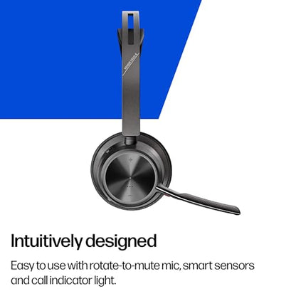 Poly Voyager Focus 2 USB-C-C Headset USB-C/A Adapter Charging Stand (A58JDAA)