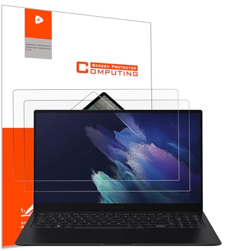 YINOVEEN 2 Pack 15.6 Inch Matte Anti-Glare Screen Protector for 15.6" Samsung Galaxy Book 4/3/2 NP750QGK NP750XGK NP750QFG NP750XFG, Galaxy Book 2 Pro NP950XED NP950XEE, Eye Protection Filter, Reduce Eyes Strain - color: Anti Glare