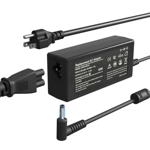 65W USB C AC Adapter Laptop Charger Compatible with Dell Latitude 3450 5520 7420 5420 5550 5450 5440 5430 5540 5530 7440 Inspiron 14 16 XPS 13 Chromebook 3100 Computer Power Cord (Black5) - color: Black5