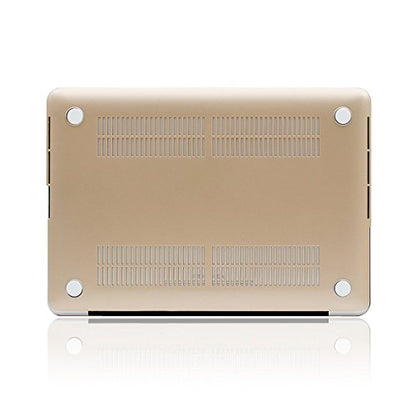 UESWILL Luxury Gold Hard Case Shell Compatible with (Late 2012 to Early 2015 Version) MacBook Pro 13 Inch with Retina Display (No CD-ROM, No Touch Bar), Model A1502 / A1425, Gold - color: Gold, size: MacBook Pro 13" Retina A1502/A1425