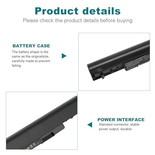 Tree.NB New Spare 746641-001 Laptop Battery for HP OA03 OA04 740715-001 746458-421 751906-541 15-R132WM - size: 10.83x1.57x0.98inch OA04