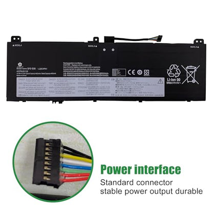L22C4PA1 Laptop Battery Replacement for Lenovo Yoga 7 14ARP8 14IRL8 16ARP8 Series SB11K38965 5B11K38968 SB11N45990 5B11N46035 L22M4PA1 L22D4PA1 15.36V 71Wh - size: 13.4*5.3*1.1inch L22C4PA1