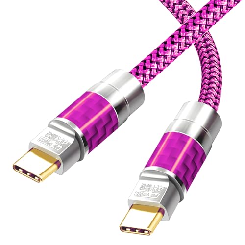 USB C to C Cable 50FT, 4K60HZ GEN2x2(Data usb2.0),USB TYPE C Video Output From USB3.2/ USB4.0 (NOT 100% Fast Charging) & Sync for Xreal MacBook Pro iPad Pro iPhone 15 Pro Galaxy S22 Portable Monitor - size: 50FT
