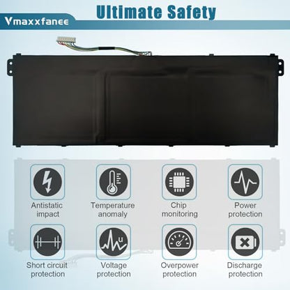 AP18C8K 50.29Wh Laptop Battery Replacement for Acer Aspire 5 A514-52-58U3 A514-52 Chromebook 314 C933 Swift 3 SF314-57 SF314-42 SF314-57G SF314-58 Series Notebook 11.25V 4471mAh