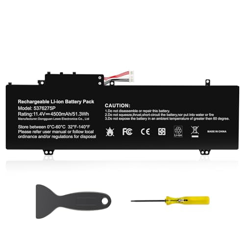 TREE.NB 5376275P Laptop Battery Replacement for Gateway GWTN141-10BK GWTN141-4 GWTN156-5BL GWTN141-2BL GWTN156-5BL UTL-509068-3S NV-509067-3S Series - size: 10.83x3.82x0.2inch 5376275P