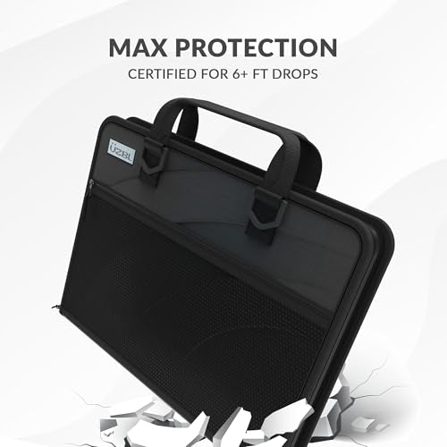 13-14 Inch Zip Lite Always-on Chromebook Protective Hard Case with Accessory Pouch & Shoulder Strap (40 Pack) - size: 40-Pack