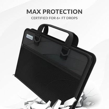13-14 Inch Zip Lite Always-on Chromebook Protective Hard Case with Accessory Pouch & Shoulder Strap (40 Pack) - size: 40-Pack