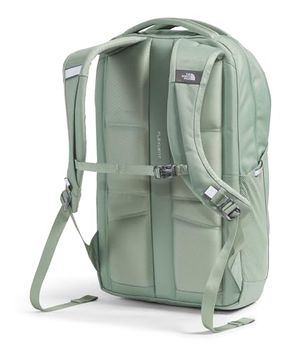 The North Face Vault Everyday Laptop Backpack, Slate Moss/Wht Dune, OSFA | Commuter Travel Bag, Water-Repellent, Spacious Main Compartment - color: Slate Moss/White Dune