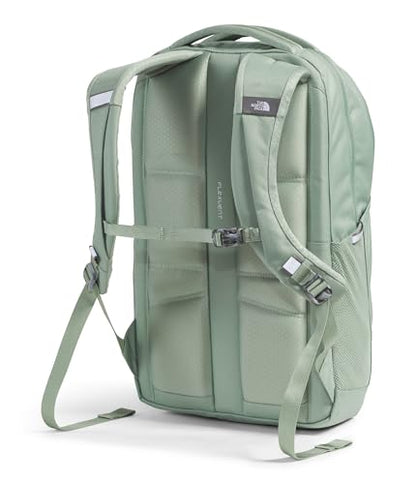 The North Face Vault Everyday Laptop Backpack, Slate Moss/Wht Dune, OSFA | Commuter Travel Bag, Water-Repellent, Spacious Main Compartment - color: Slate Moss/White Dune