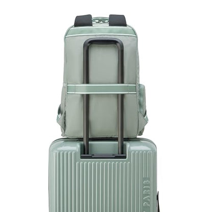 florence by mills Carefree Carry Laptop Travel Backpack, Sage Green - color: Sage Green