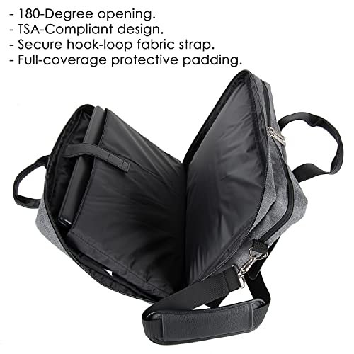 Vangoddy Chrono 17" 17.3 inch Laptop Briefcase Shoulder Bag Travel Carrier - size: 17.3-inch
