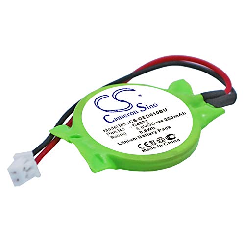 3.0V High-Performance Replacement Battery for DELL Precision M20 Precision M2300 Precision M90 Precision M70 Precision M6300 Latitude D610 9200 with 0G4221 3R459 3E158 G4221/200mAh
