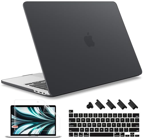 May Chen for MacBook Pro 16 Inch 2019 Release Model:A2141,Hard Shell Case Cover Screen Protector & Keyboard Cover for MacBook Pro 16 Retina with Touch ID & Touch Bar - Black - color: Black