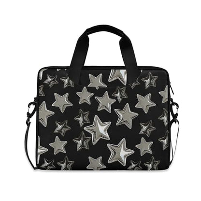MNSRUU Laptop Bag for 15.6 inch Black Gothic Bats - color: Star I23271