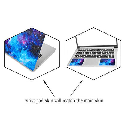 Laptop Skin Sticker Decal 12" 13" 13.3" 14" 15" 15.4" 15.6 inch Laptop Universal Netbook PC Notebook Vinyl Reusable Skin Sticker Cover Art Decal Case Protector Personalized, Starry Sky Galaxy - color: Starry Sky Galaxy
