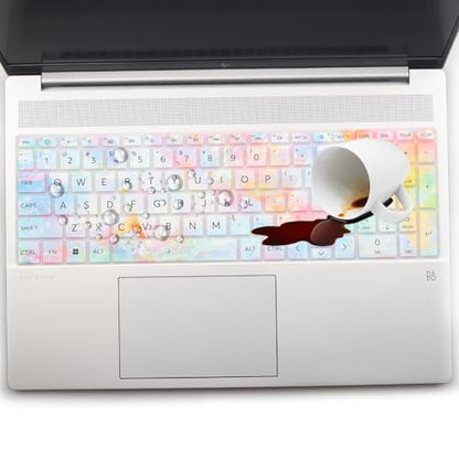 Keyboard Cover for 2025 2024 HP 15.6 Laptop 15-fc 15-fd Series 15z-fc000 15-fd0083wm 15-fc0093dx 15-fc0072ns 15-fc0081nr fc0013od fc0025la 15-fd0025st fd0075tg fd0052ns fd0357nr 15t-fd000|fd100-CFul - color: Dazzle