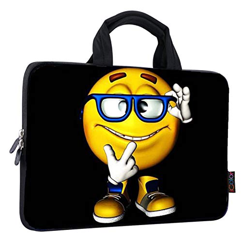 iColor 11 11.6 12 12.1 12.5 inch Laptop Carrying Bag Chromebook Case Notebook Ultrabook Bag Tablet Cover Neoprene Sleeve for Apple MacBook Air Samsung Google Acer HP DELL Lenovo Asus Yellow Boy - color: Yellow Boy