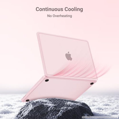 MOSISO Compatible with MacBook Neo Case 13 inch 2026 A3404 A18 Pro Chip | Anti-Cracking Cover Matte Finish Seamlessly Closes Protective Hard Shell Case Cover with TPU Bumper, Blush - color: Blush