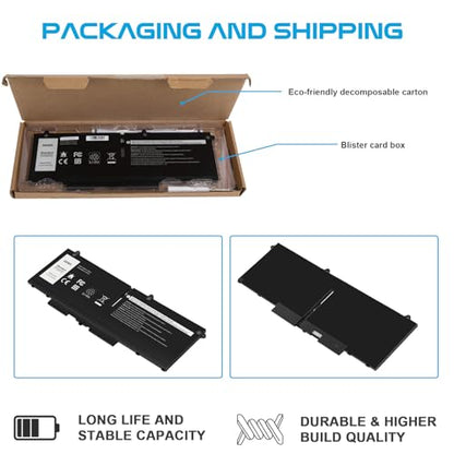 Futurebatt 07KRV Laptop Battery Replacement for Dell Latitude 5430 5530 Precision 3570 P104F P104F005 P137G P137G004 Series M69D0 H4PVC 0H4PVC Y86WG 0Y86WG 08WRCR 078FWY 4FVJG O7KRV - size: 07KRV 11.38 4.53 0.73in