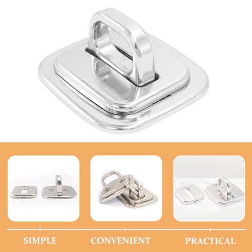 Mikikit Laptop Security Lock Anchor Plate 2pcs with Fixed Base for Multi-Model Laptops, External Anti-Theft Cable Lock Compatible with Office, School, and Library Use