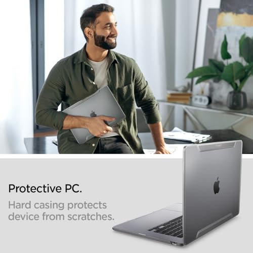 Spigen for MacBook Air 15 inch Case M5 (2026), MacBook Air 15 inch M4/M3/M2 (2025-2022), Thin Fit, Air Skin Transparent Protective Hard Shell Case Cover, A3448 A3241 A3114 A2941, Crystal Clear - color: Crystal Clear, size: MacBook Air 15" M5/M4/M3/M2 (202