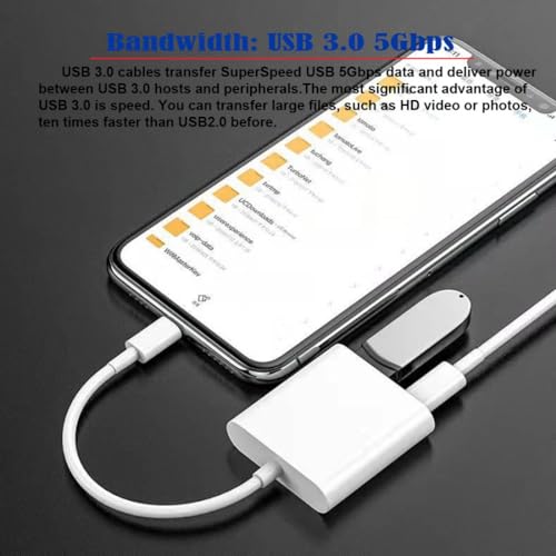 chenyang 2 in 1 USB C to USB 3.0 Socket OTG Adapter with PD 24W Charge for Laptop Tablet Phone - style: USB3.0 2-in-1