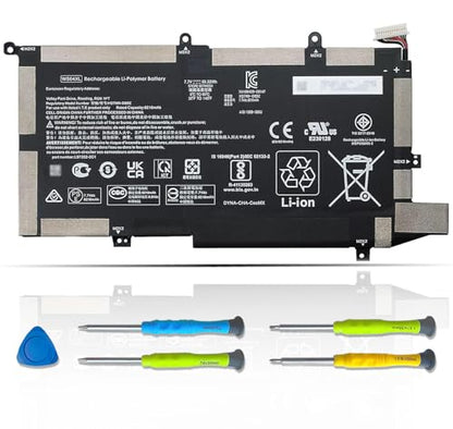 ASODI 66.52Wh WS04XL Laptop Battery Replacement for HP Spectre x360 14t-ea00 14-ea0002ni 14-ea0002nx 14-ea0003ns Series Notebook WSO4XL HSTNN-DB9Z L97352-2D1 L97357-005 7.7V 8210mAh - size: 11.5*7.2*1.26 inches WS04XL