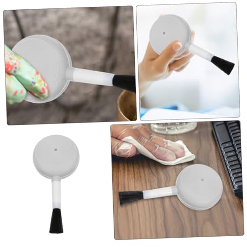 ABOOFAN 4pcs Air Blow Ball Brush Camera Lens Dust Blower Scratch- Handheld for Outdoor Travel - color: Light Grey