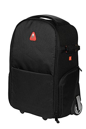 Vivitar Series 1 Trolley DSLR Camera Backpack Case with Wheels (Black)
