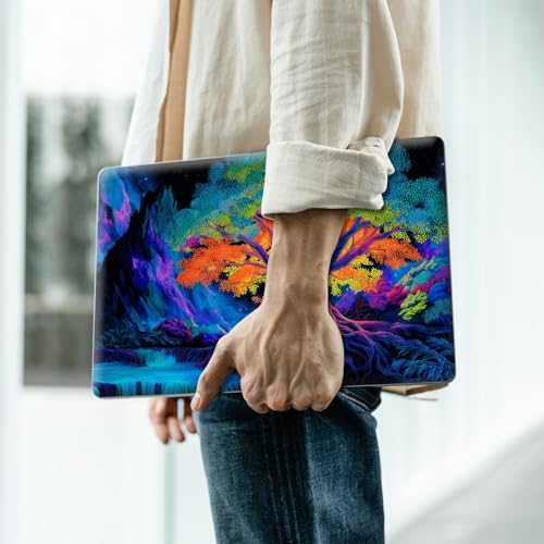 Reusable Universal Laptop Skin Sticker, Cut to Fit for 11.6–15.6 Inch Laptops, Waterproof Protective Film, No-Residue - Color Tree - color: Color Tree