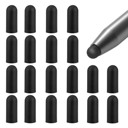 20Pcs Replacement Tips Silicone Rubber Touch Screen Pens Tips for Touch Pen (9 * 20mm) - color: 8*14mm