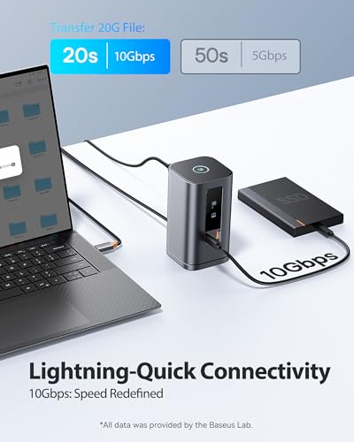 Baseus Docking Station, Spacemate(Win) 11 in 1 & Baseus PD3.1 140W USB C Charger, PPS Fast Charger Type C