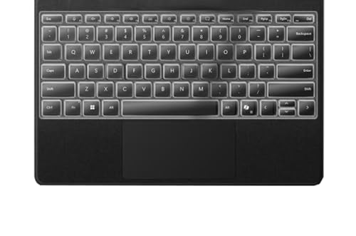 Ultra Thin Keyboard Skin Cover Protector Compatible for 2024 Surface Pro Flex Keyboard, US Keyboard Layout (TPU) (Clear) - size: Compatible for 2024 Surface Pro Flex Keyboard