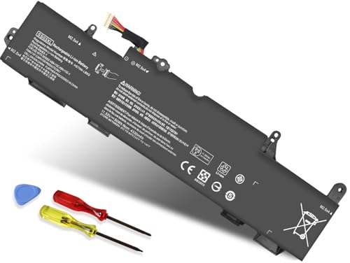 DMKAOLLK SS03XL 933321-855 Battery for HP EliteBook 840 G5,EliteBook 730 735 740 745 830 846 G5, 735 745 830 840 G6 ZBook 14U G6 HSN-I13C-4 HSN-112C HSTNN-LB8G 932823-421 932823-1C1 SS03050XL - size: 10.65*2.4*0.25inch