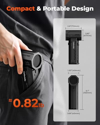 Electric Air Duster- 3 Times The Standard Wind Power, 300000RPM 10000mAh Compressed Air Duster, Brushless Motor, 4-Gear Adjustable, Rechargeable Mini Air Blower for PC, Home, Outdoor, Car