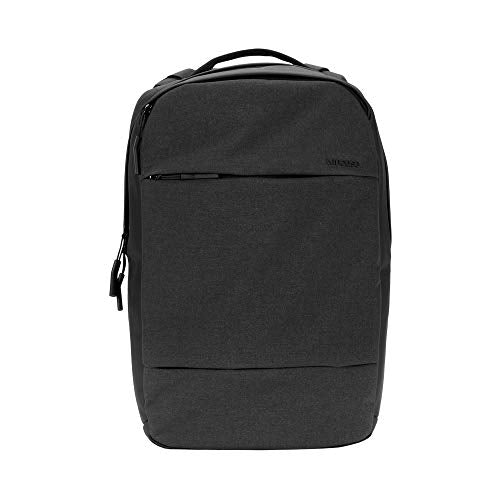 Incase Compact City Backpack – 18L Everyday Travel Tech Backpack and Laptop Bag for Work or School – Three Pockets, 16” Padded Laptop Sleeve, Quick Access Pocket – Black - color: Black