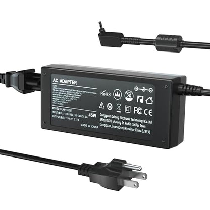 19V 2.37A 45W Charger Compatible for Acer Chromebook - Compatible for Acer Aspire 5 1 Laptop A515-46 A515-43 A515-56 A515-43-R19L A515-54 A515-54G A515-55 A517-52 A515-44 Power Supply Cord