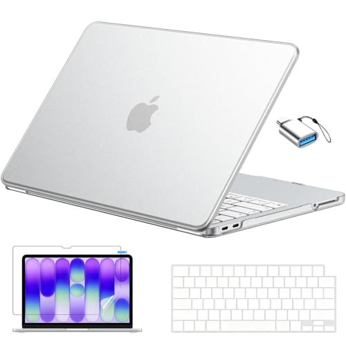 EooCoo for MacBook Neo Case 13 inch 2026, Scratch Resistant, Original Clear | 4 in 1 Kit, Durable, Easy Snap-On, Stays New, Model A3404 (A18 Pro Chip) - color: Original Clear