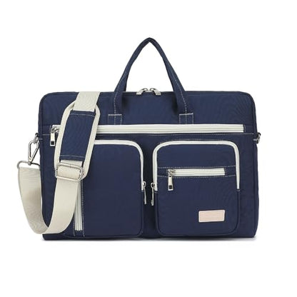 15-15.6 inch Laptop Shoulder Bag, for MacBook Pro 16, Hp Lenovo Dell 14 inch Waterproof Messenger Bag Case Sleeve (Dark blue) - color: Dark Blue, size: 15 inch/15.6 inch