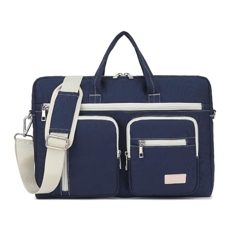 15-15.6 inch Laptop Shoulder Bag, for MacBook Pro 16, Hp Lenovo Dell 14 inch Waterproof Messenger Bag Case Sleeve (Dark blue) - color: Dark Blue, size: 15 inch/15.6 inch