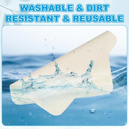 PATIKIL Glasses Cleaning Cloth 6.9" x 5.7", 12 Pcs Microfiber Eyeglasses Cleaner Cloths Soft Suede Wipe Screen for Camera Len Eyeglass Screens Phones Smart Devices, Beige - color: Beige, size: 6.9" x 5.7"