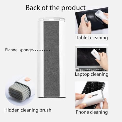 7-in-1 Electronic Cleaner Kit,Keyboard Cleaner,Laptop Cleaner Kit for Monitor, Cell Phone, Headset, Laptop Camera Lens (Blue) - color: Blue