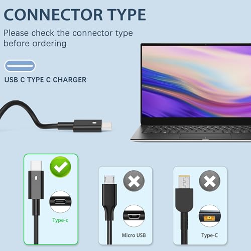130W USB C Laptop Charger Compatible with Dell XPS 15 9575 9510 9500, Precision 5530 5560 5750, Latitude 7410 5520 5420, Replacement for Dell 130W AC Adapter - color: BLACK_D