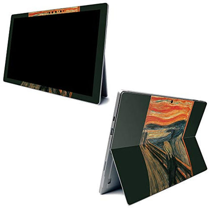 MightySkins Skin for Microsoft Surface Pro 7 - The Scream | Protective, Durable, and Unique Vinyl Decal Wrap Cover | Easy to Apply, Remove, and Change Styles | Made in The USA (MISURPR7-The Scream) - color: The Scream