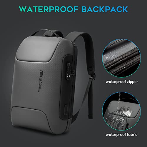 BANGE Tech Laptop Backpack for Men and Women - color: Grey