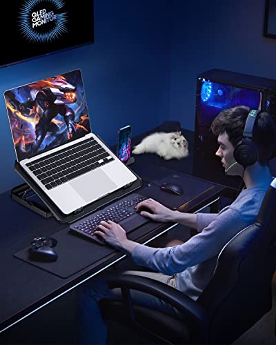 AICHESON S039 Blue Laptop Cooler and 003 Blue Laptop Cooling Pad Set